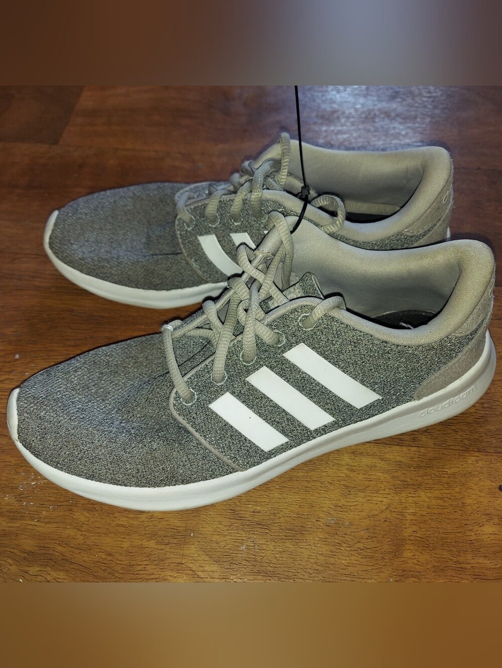 Adidas Women’s Gray Casual Knit Sneakers